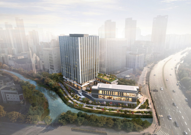 ▲광교지구 공공지식산업센터 조감도 (사진제공=신동아건설)