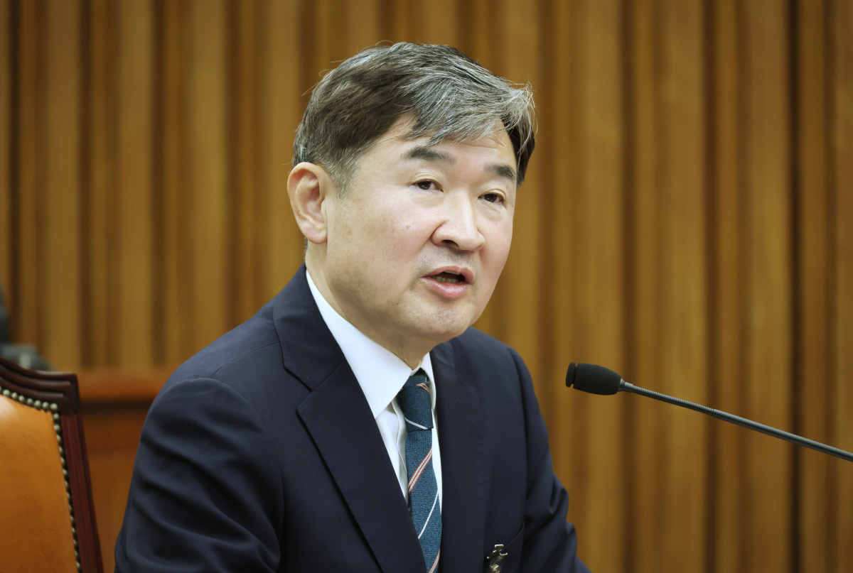 ▲조태용 국정원장 후보자가 11일 국회에서 열린 인사청문회에서 의원질의에 답변하고 있다. (연합뉴스)