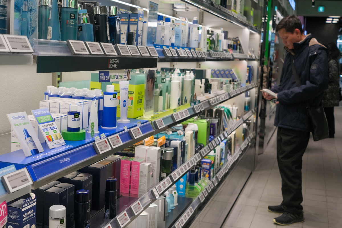 ▲서울 중구 명동의 한 화장품 판매점. (사진제공=연합뉴스)
