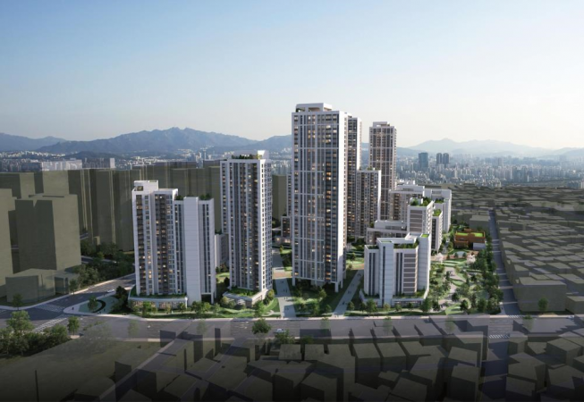 ▲석관동 62-1 일대 단지배치 계획안. (자료제공=서울시)