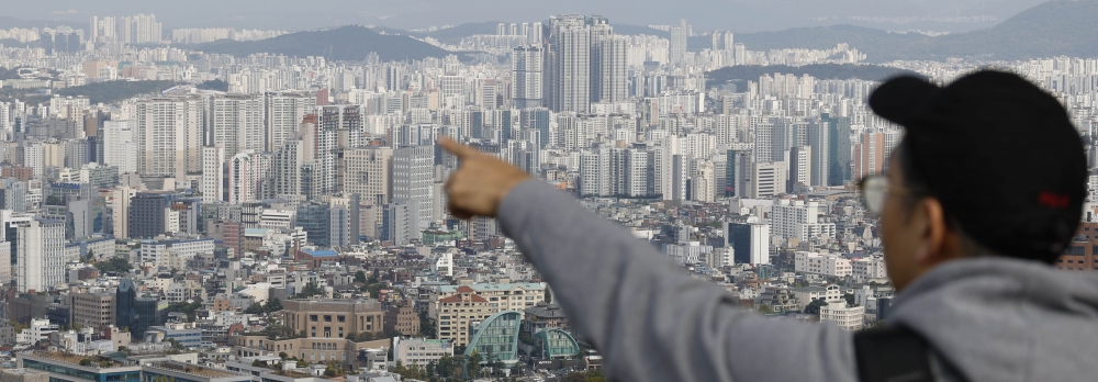 ▲서울 남산에서 바라본 서울 시내의 아파트 단지 모습. 조현호 기자 hyunho@ (이투데이DB)