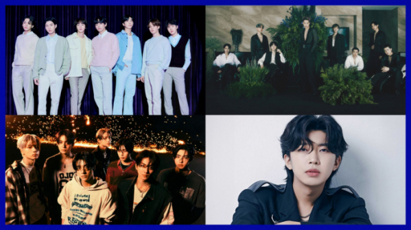 ▲BTS, 엑소, 엔하이픈, 임영웅(사진=한터글로벌 제공)