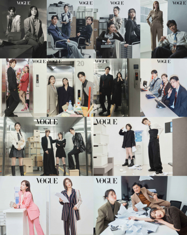▲나무엑터스 소속 배우들(사진제공=보그 코리아)