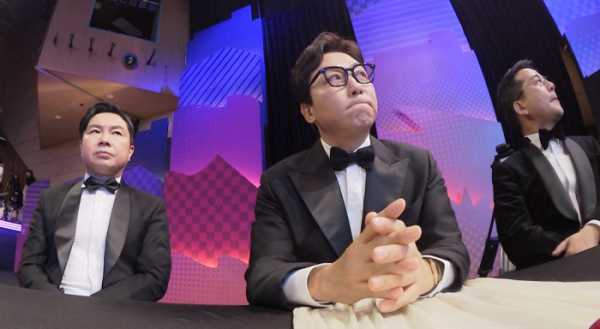 ▲'미우새' 탁재훈 연예대상 시상식(사진제공=SBS)