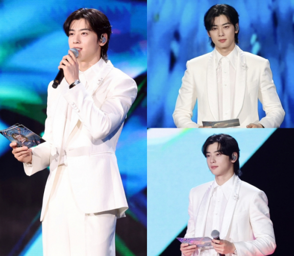 ▲차은우 (사진 제공 = 골든디스크 특별취재반)