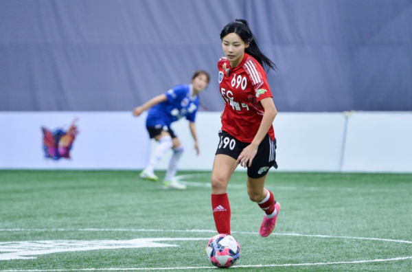 ▲'골때녀' 국대패밀리 김민지(사진제공=SBS)