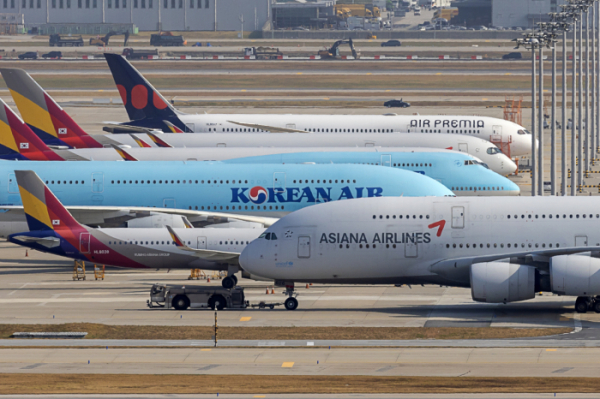 ▲인천공항 전망대에서 바라본 인천국제공항 계류장 모습. (연합뉴스)