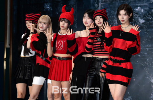 ▲그룹 엔믹스 설윤(왼쪽부터), 릴리, 지우, 해원, 규진, 배이(비즈엔터DB)