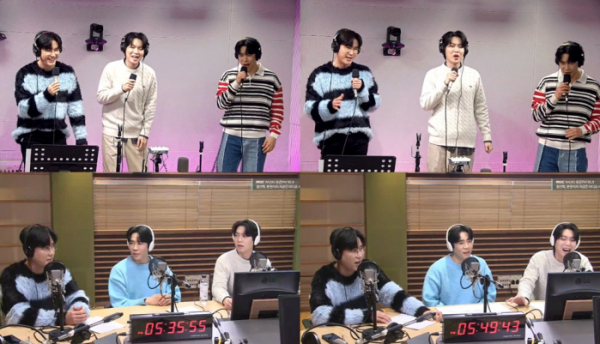 ▲불타는 신에손(손태진, 신성, 에녹)