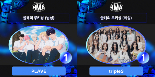 ▲'한터뮤직어워즈 2023'(사진='31주년 한터뮤직어워즈' 제공)