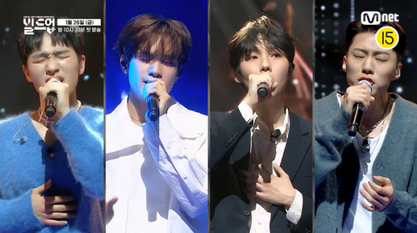 ▲보컬 서바이벌 '빌드업' 1회(사진=Mnet 방송화면 캡처)