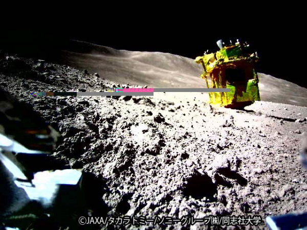 ▲달 표면에 착륙한 일본 달 탐사선 ‘슬림’ (연합뉴스)
