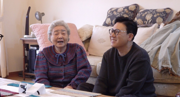 ▲'미우새' 강부자, 이상민(사진제공=SBS)