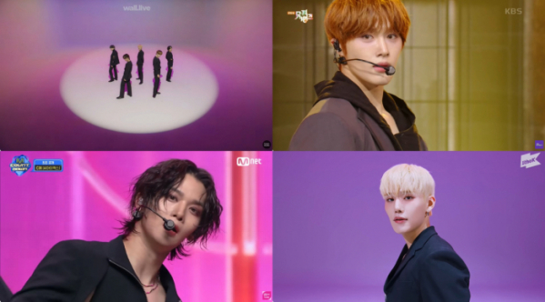 ▲CIX(사진 = 각 음악 방송 캡처)