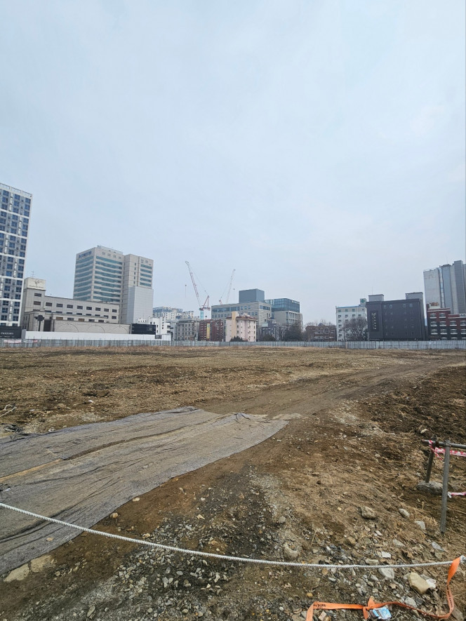 ▲코오롱글로벌, '대전 봉명' 사업지 모습.  (사진=정용욱 기자 dragon@)