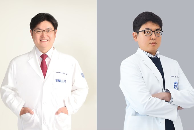 ▲이상철 분당서울대병원 비뇨의학과 교수(왼쪽)와 송병도 한양대 구리병원 비뇨의학과 교수. (사진제공=분당서울대병원)