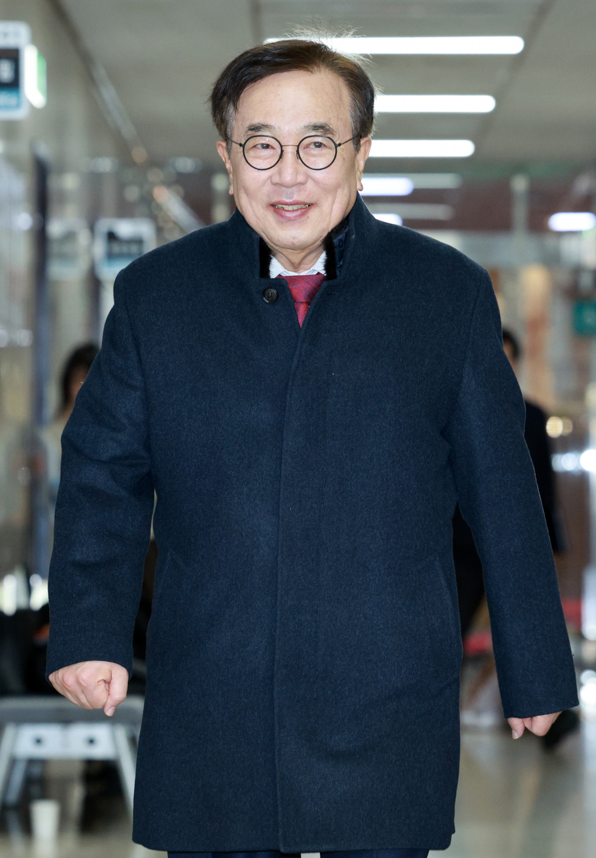 ▲[서울=뉴시스] 고범준 기자 = 서병수 국민의힘 의원이 30일 오전 서울 여의도 국회 원내대표실에서 비공개로 열리는 중진모임 회의에 참석하고 있다. 2023.11.30. bjko@newsis.com