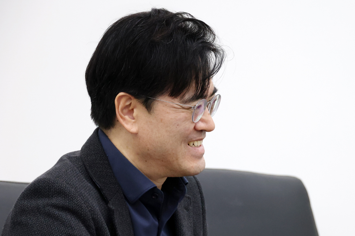 ▲더불어민주당 총선 9호 영입 인재 공영운 전 현대자동차 사장이 7일 서울 여의도 국회에서 이투데이와 인터뷰를 하고 있다. 고이란 기자 photoeran@