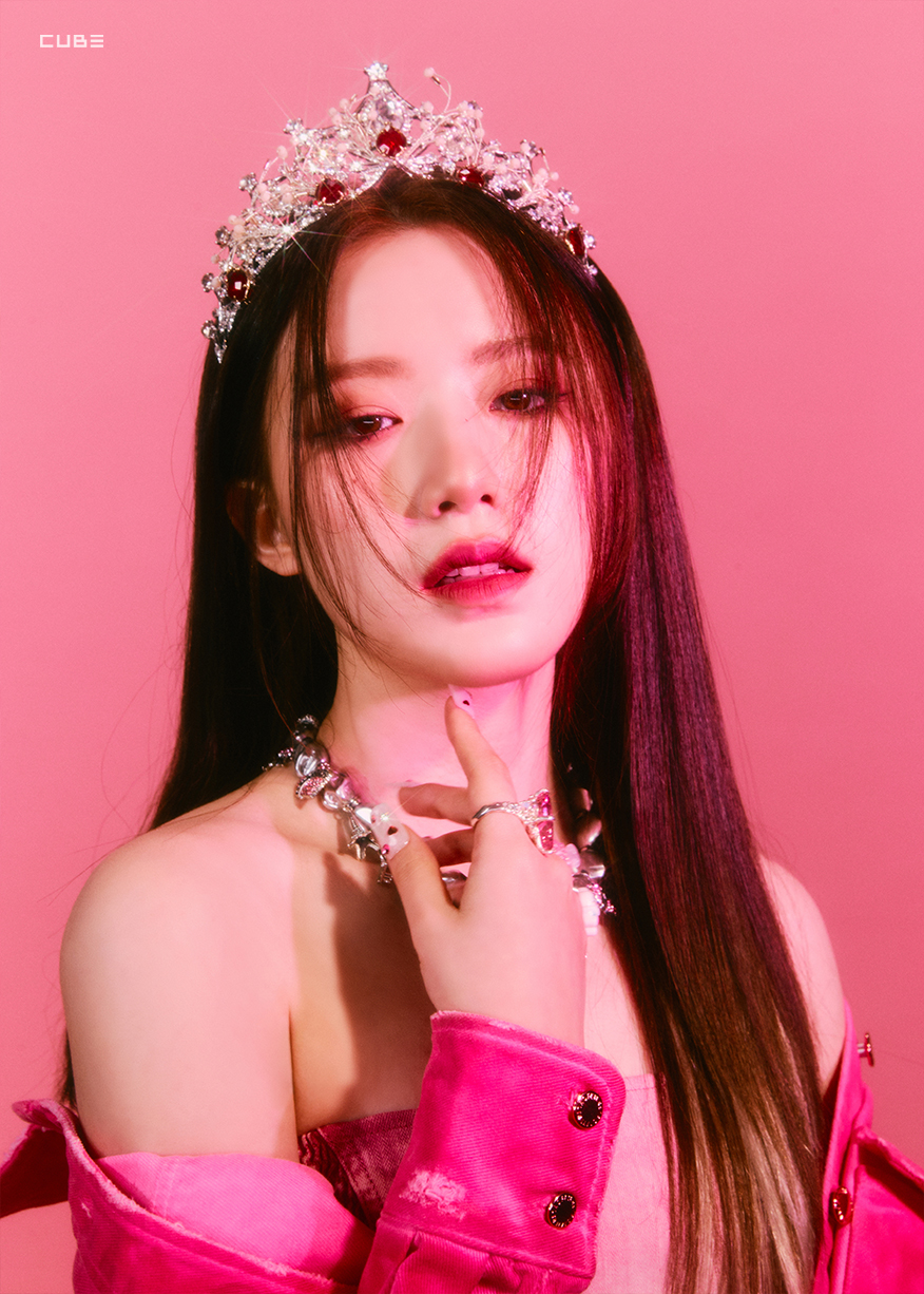 ▲(여자)아이들 슈화. (사진제공=큐브엔터테인먼트)