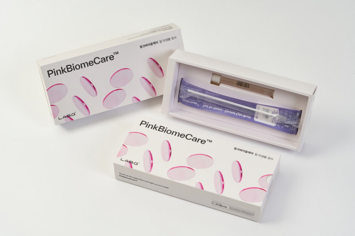 ▲핑크바이옴 제품 사진.(랩지노믹스 제공)