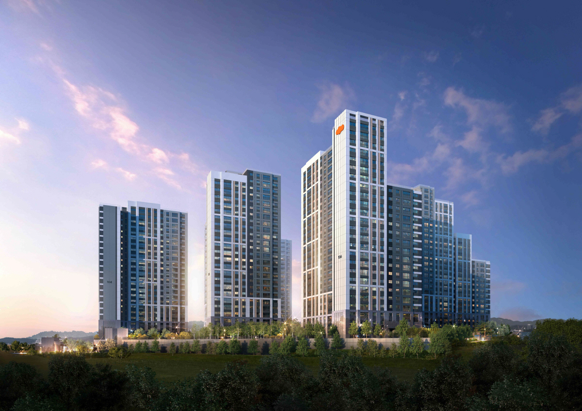 ▲‘e편한세상 원주 프리모원’ 투시도.(자료제공=DL이앤씨)