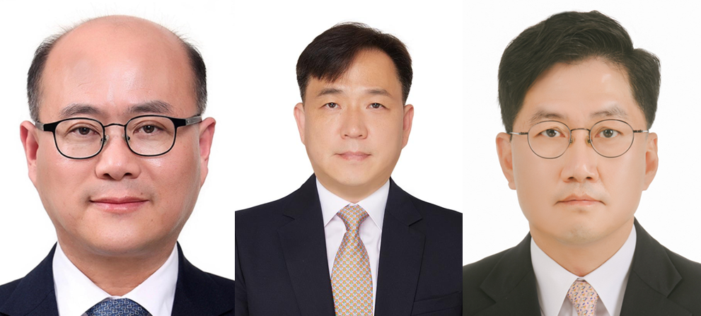 ▲(왼쪽부터)이창윤 과학기술정보통신부 신임 1차관, 강도현 신임 2차관, 류광준 과학기술혁신본부장  (사진제공=과기정통부)