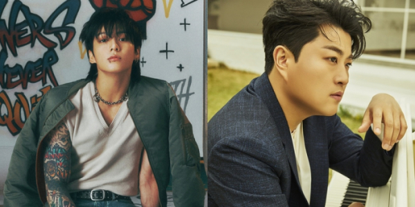 ▲방탄소년단 정국‧김호중(사진=빅히트 뮤직, 생각엔터테인먼트 제공)