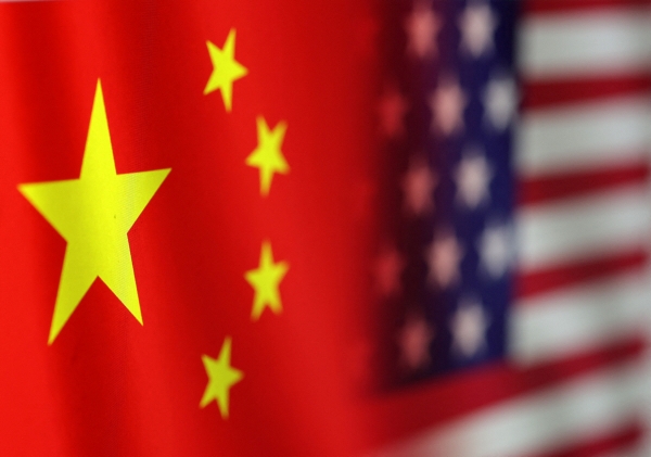 ▲중국과 미국 국기가 보인다. 로이터연합뉴스
