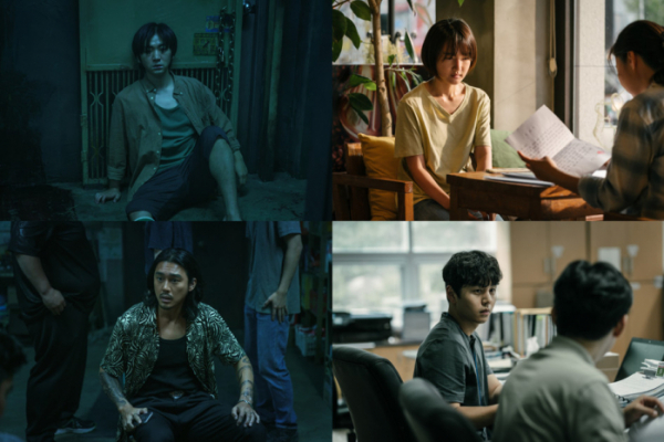 ▲'시민덕희' 이주승, 안소요, 성혁, 서지후(사진제공=쇼박스 )