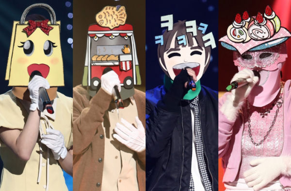 ▲'복면가왕' 쇼핑백, 붕세권, 배꼽도둑, 롤케이크 정체 공개(사진제공=MBC)