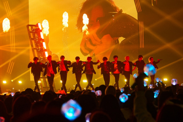 ▲트레저 교세라 돔 공연(사진제공=YG엔터테인먼트)