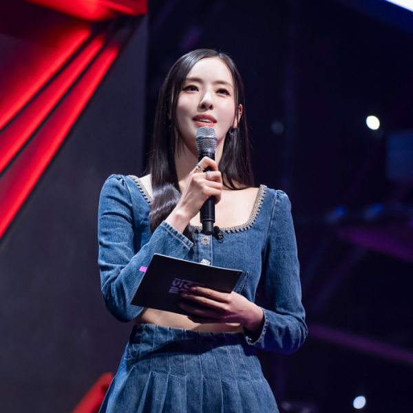 ▲'빌드업' MC 이다희(사진제공=Mnet)