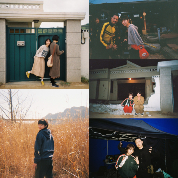 ▲'킬러들의 쇼핑몰' 김혜준 비하인드컷(사진제공=앤드마크)