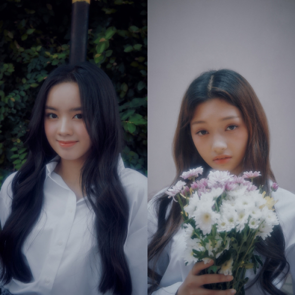 ▲유니스 멤버 엘리시아(왼쪽), 젤리 당카(사진제공=F&F엔터테인먼트)