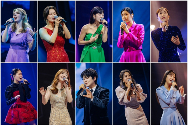 ▲'현역가왕' 탑10(사진제공=크레아스튜디오)