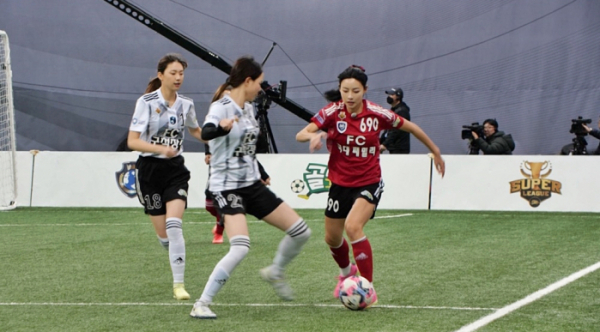 ▲'골때녀' 김민지(사진제공=SBS)