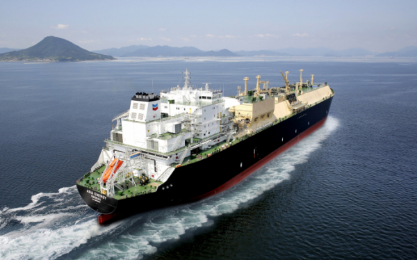 ▲HD현대마린솔루션과 셰브론이 ‘저탄소 선박 개조 계약’을 16만㎥급 LNG운반선. (사진제공=HD현대마린솔루션)