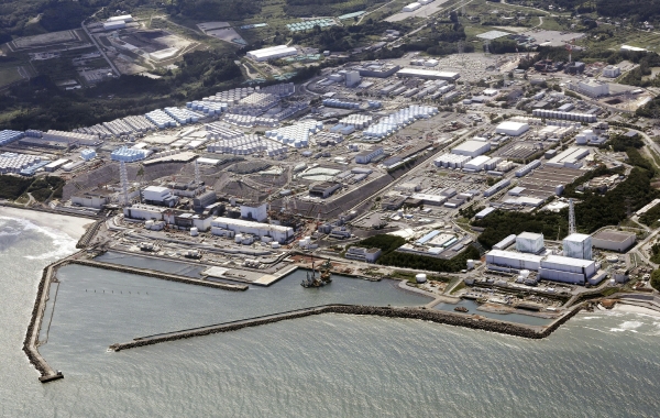 ▲일본 후쿠시마 제1원자력발전소 전경이 보인다. 후쿠시마(일본)/AP연합뉴스
