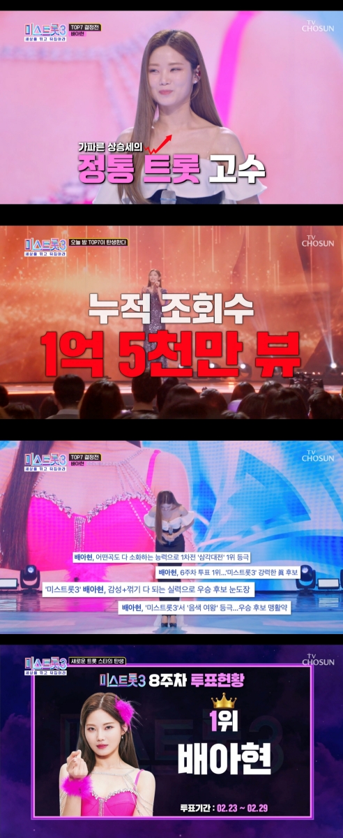 ▲배아현 (사진 = TV CHOSUN '미스트롯3' 방송 캡처)