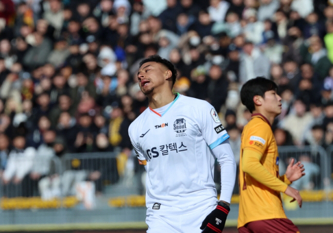 ▲2일 광주축구전용구장에서 열린 프로축구 K리그1 광주FC와 FC서울의 경기. 연합뉴스