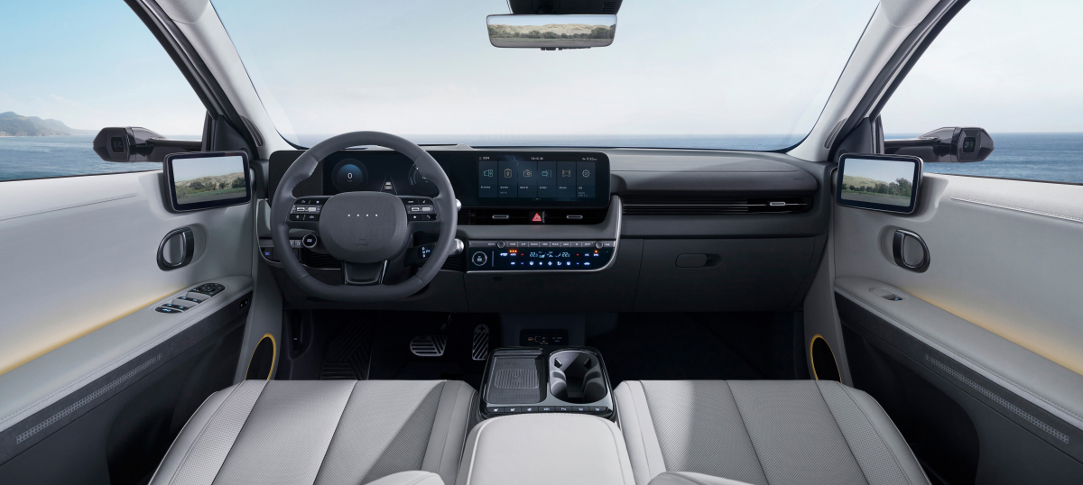 ▲더 뉴 아이오닉 5 실내. (사진제공=현대차)