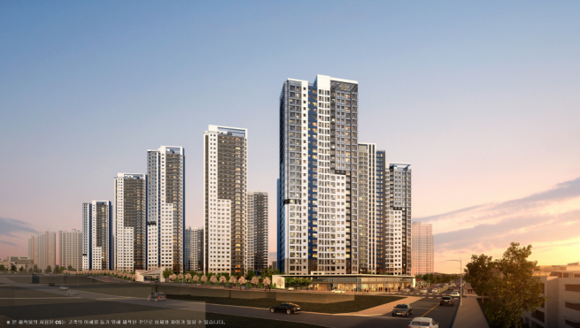 ▲'대전 성남 우미린 뉴시티' 투시도 (사진제공=우미건설)