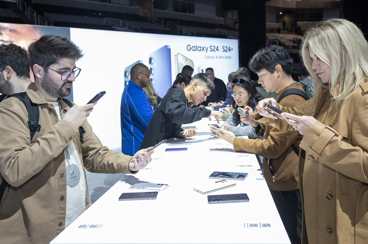 ▲갤럭시 언팩 2024 체험존 (자료제공=삼성전자)
