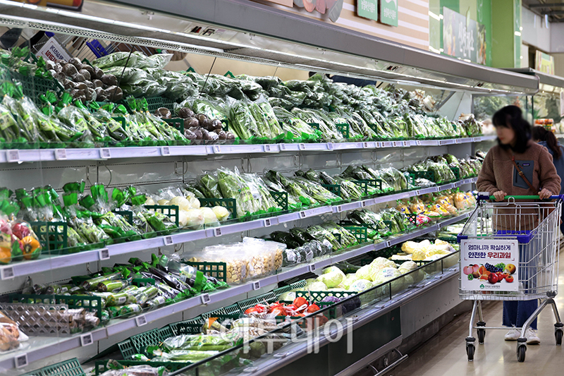 ▲6일 서울의 한 마트에서 시민들이 장을 보고 있다. 고이란 기자 photoeran@