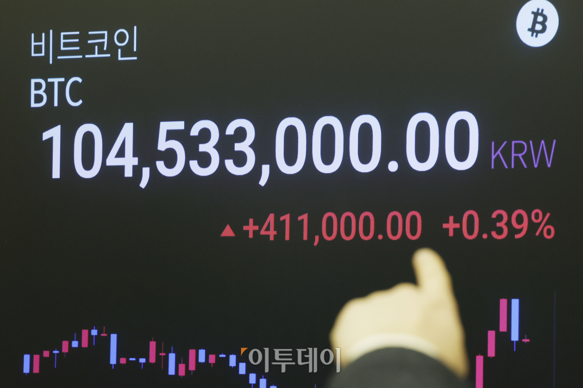 ▲가상화폐 비트코인의 가격이 연일 최고가 행진을 이어가는 14일 서울 강남구 업비트 라운지 가상화폐 시세 전광판에 비트코인 원화 시세가 표시되고 있다. 조현호 기자 hyunho@