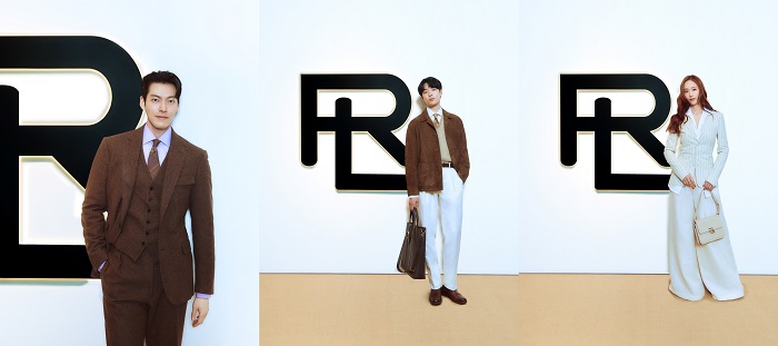 ▲김우빈, 류준열, 정수정 (랄프 로렌 제공)