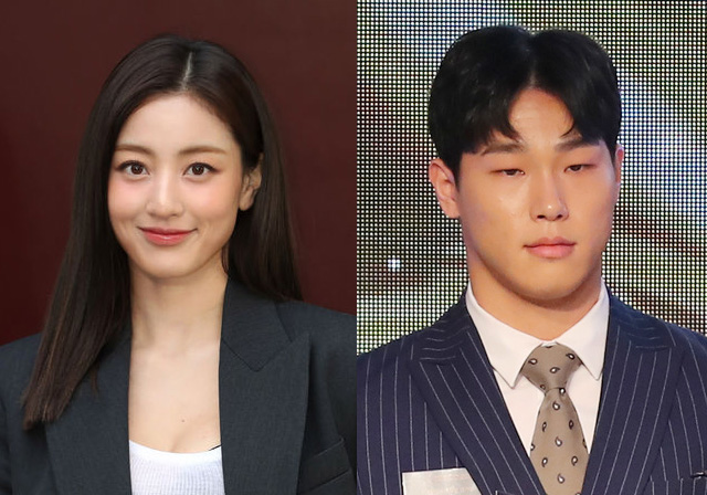 ▲지효(사진 왼쪽), 윤성빈 (뉴시스)