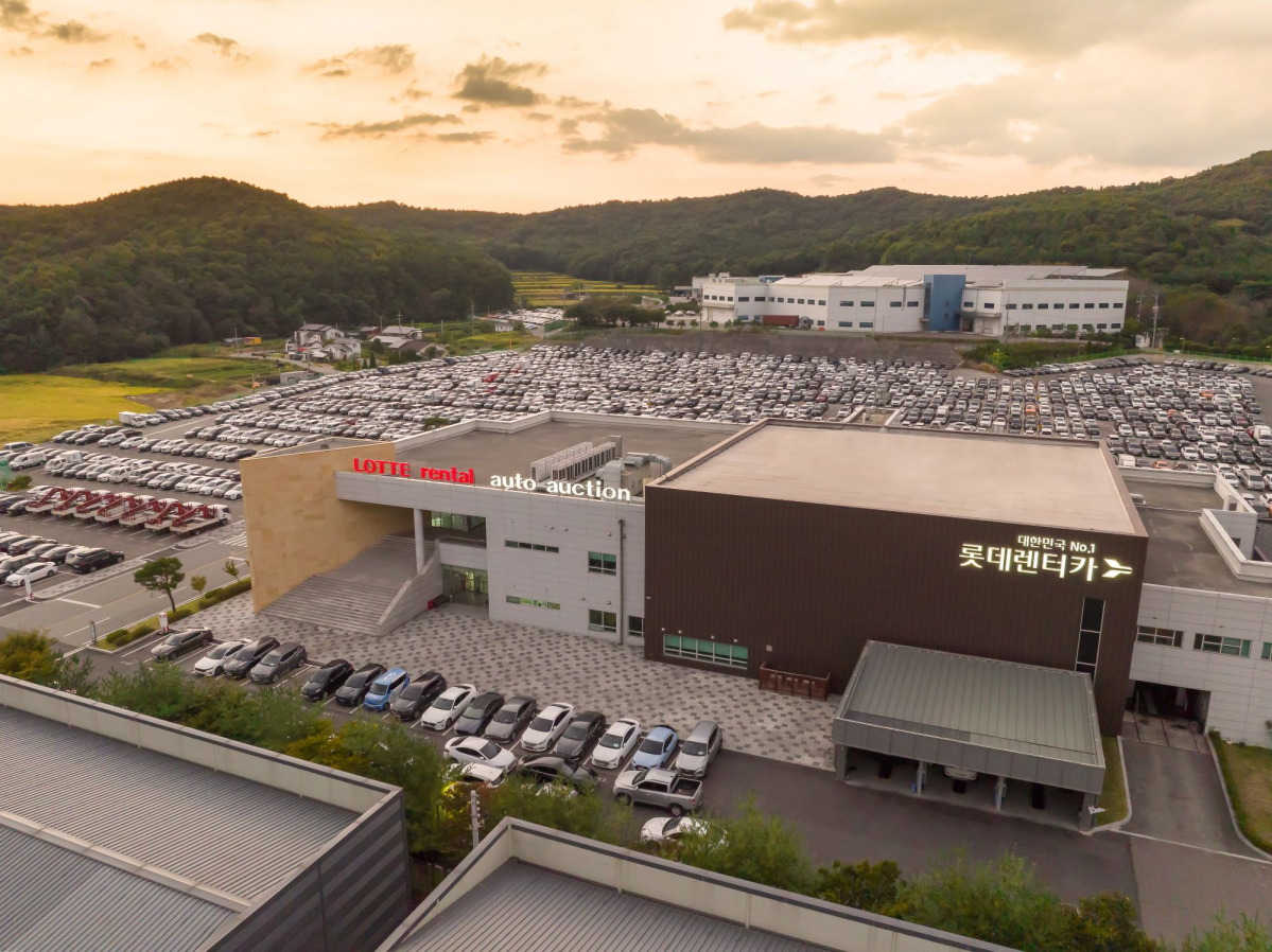 ▲롯데오토옥션 전경. (사진제공=롯데렌탈)