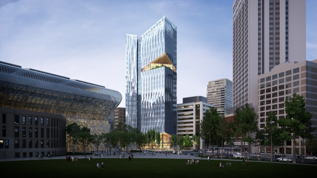 ▲무교다동 제29지구 도시정비형 재개발사업 투시도 (사진제공=서울시)