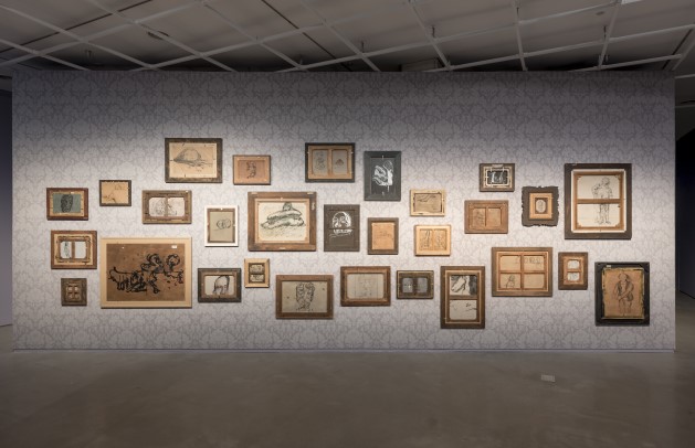 ▲왈리드 라드(Walid RAAD)의 '아홉 번째 판에 부치는 서문: 마완 카삽-바치(1934-2016)' (국립현대미술관)